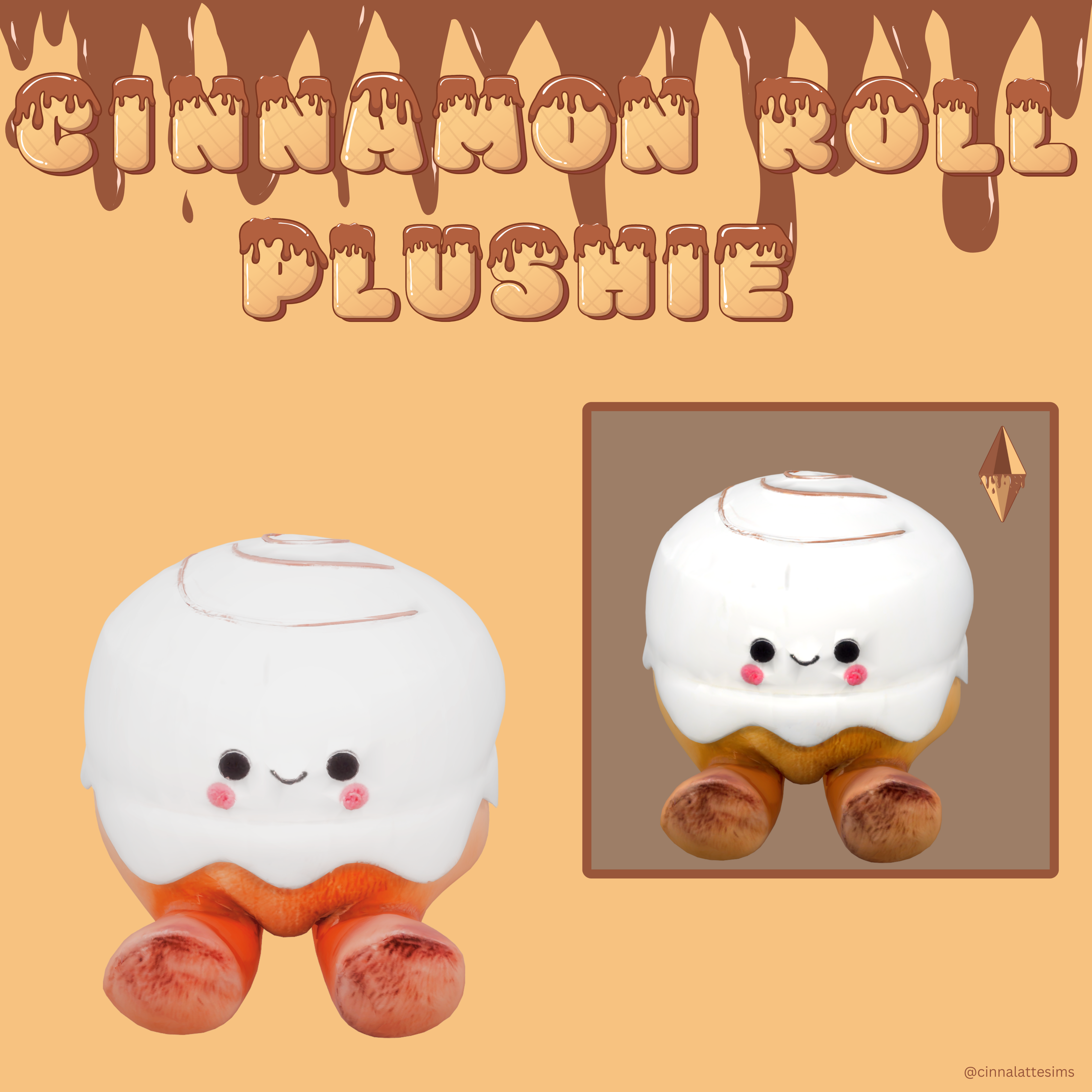 Cinnamon Roll Plushie preview