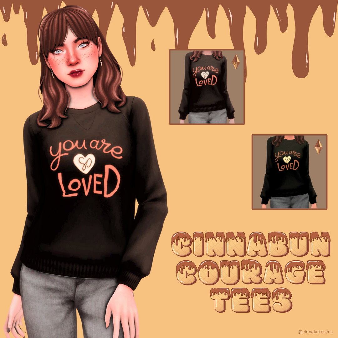 Cinnabun Courage Tees preview